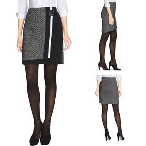 White House|Black Market Tweed Skirt Size 00